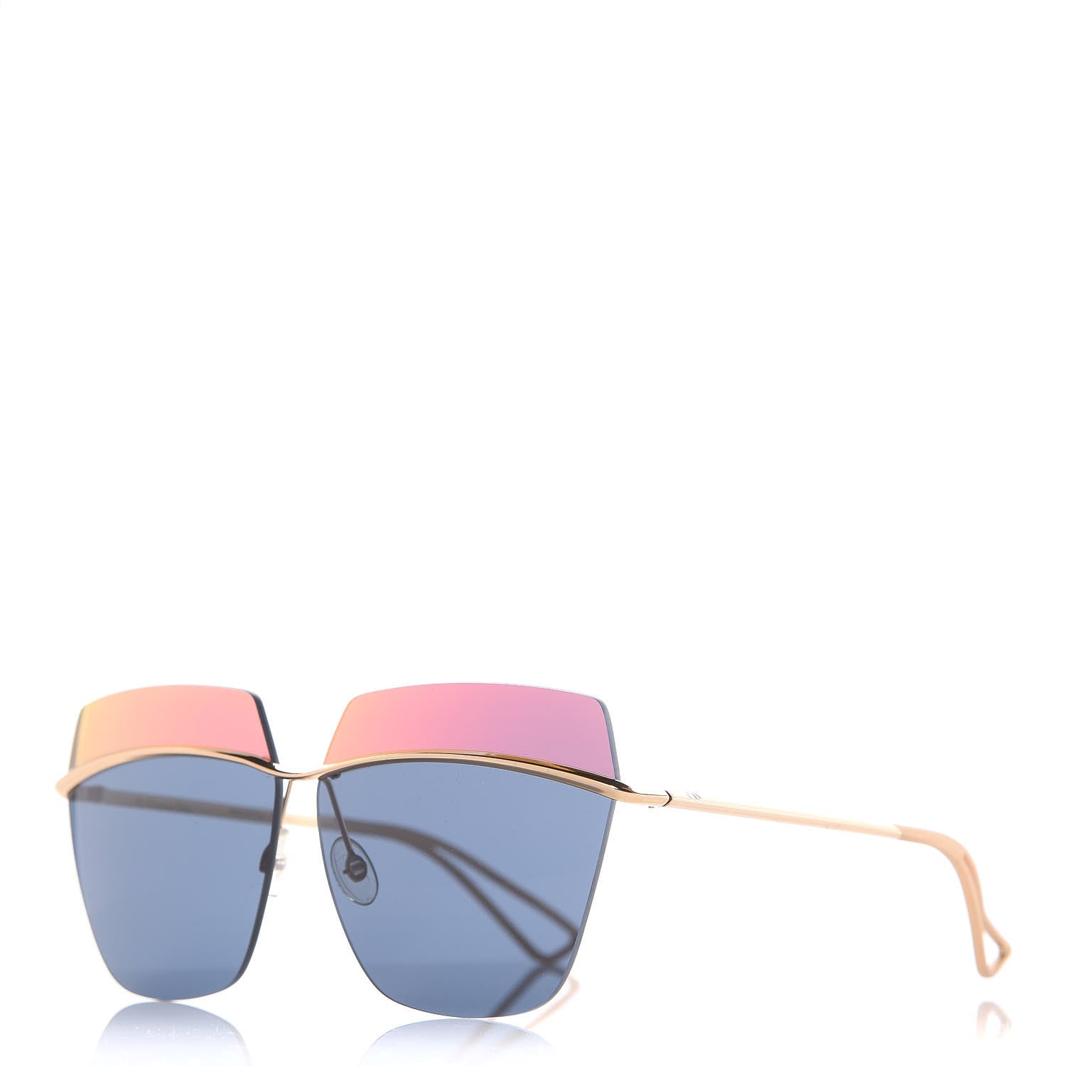 Christian Dior Metal DiorMetallic Sunglasses Orange Blue 1 of 7
