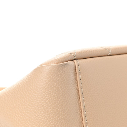 Chanel Caviar Quilted Grand Shopping Tote GST Beige Clair 5 of 6