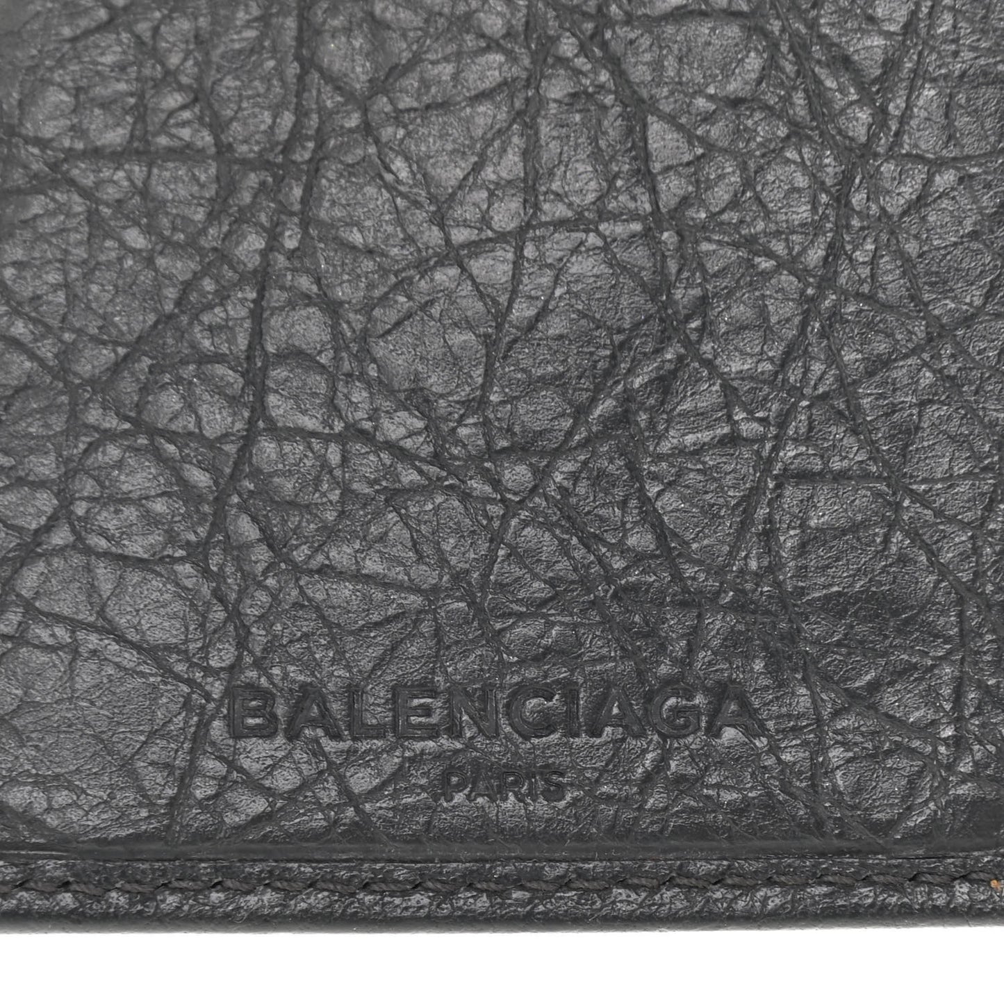 Agneau Giant 12 Silver Hardware Money Wallet Gris Fossile
