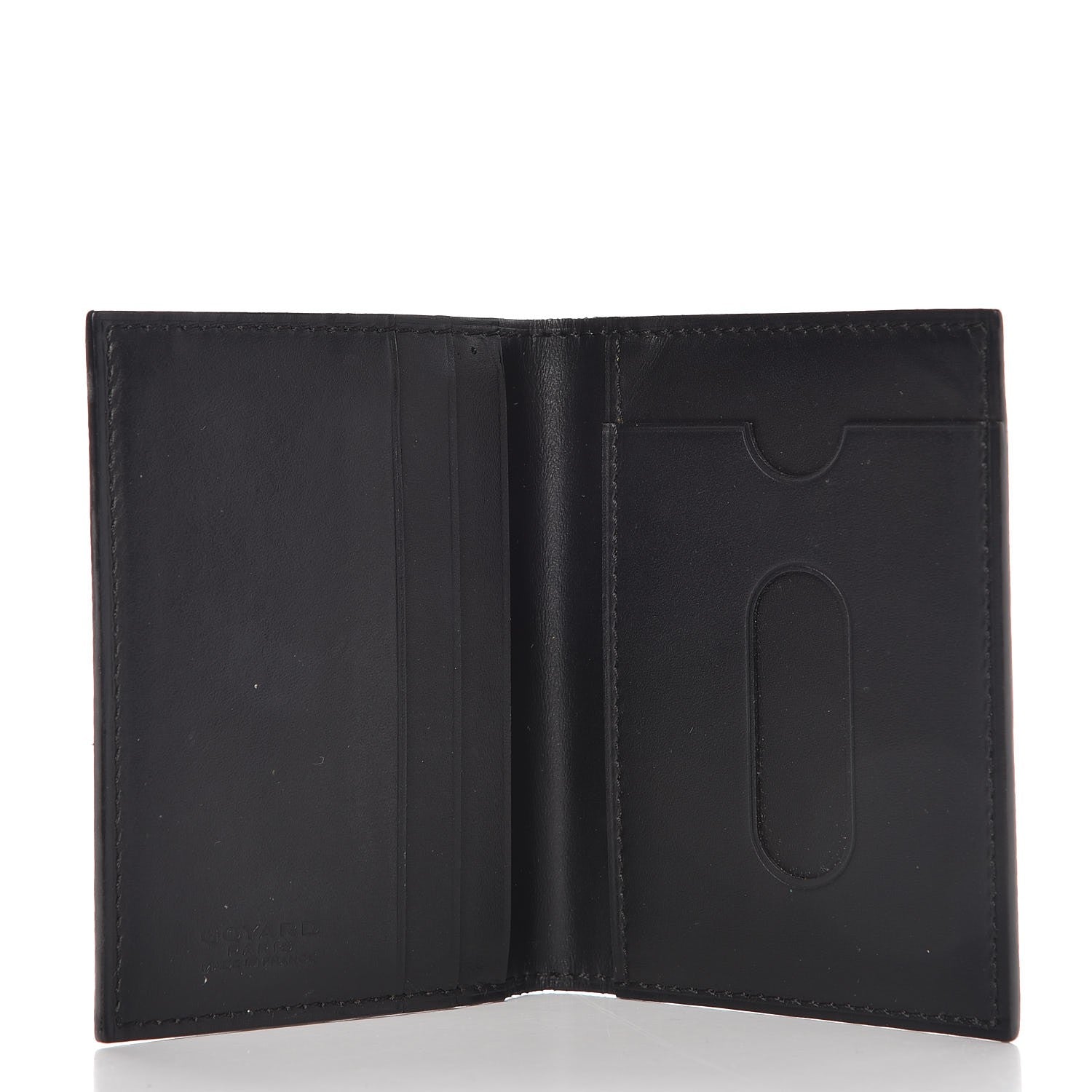 Goyard Goyardine Saint Marc Folding Card Case Black 5 of 6