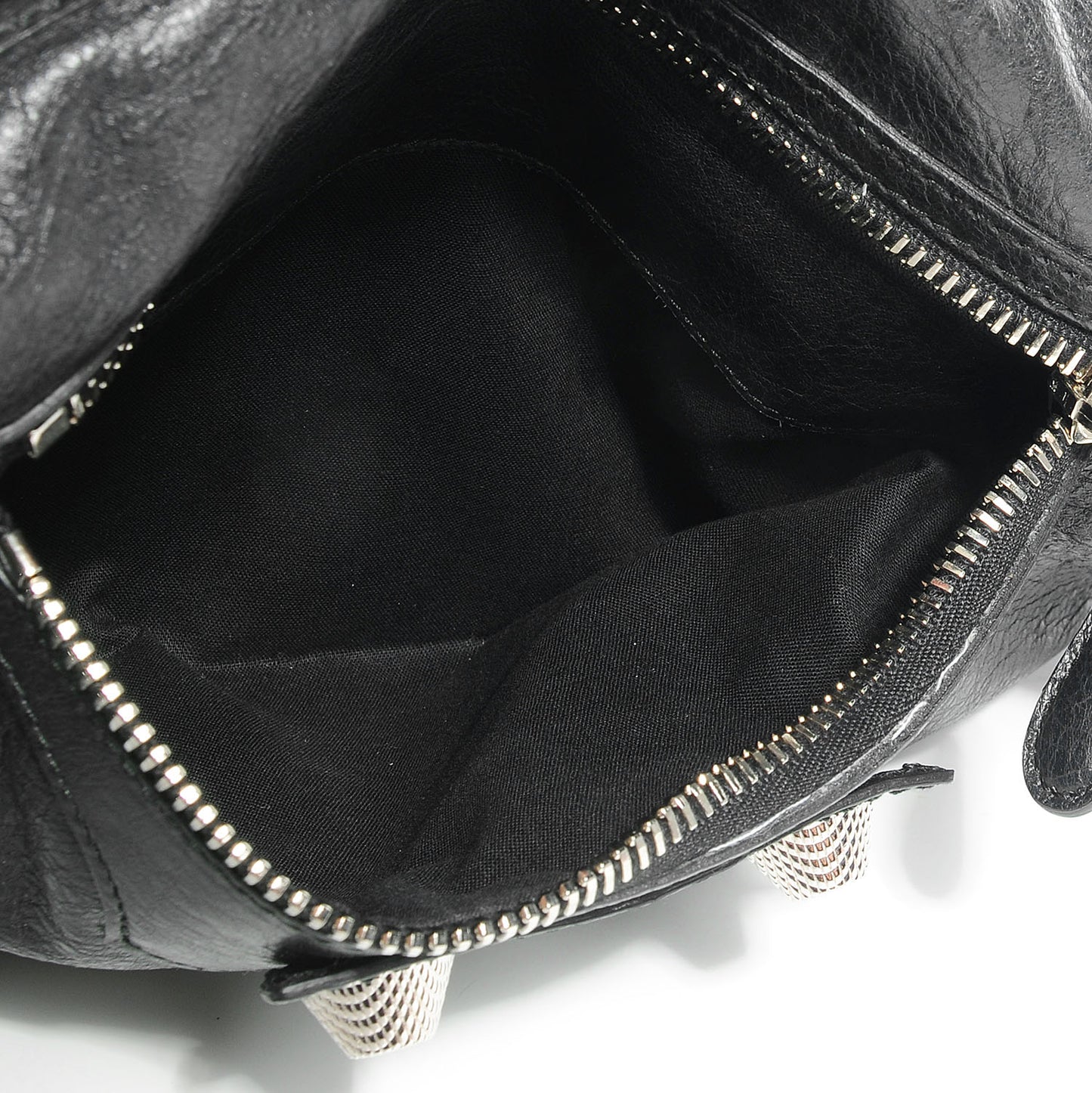 Agneau Giant 21 Silver Hardware Day Hobo Black