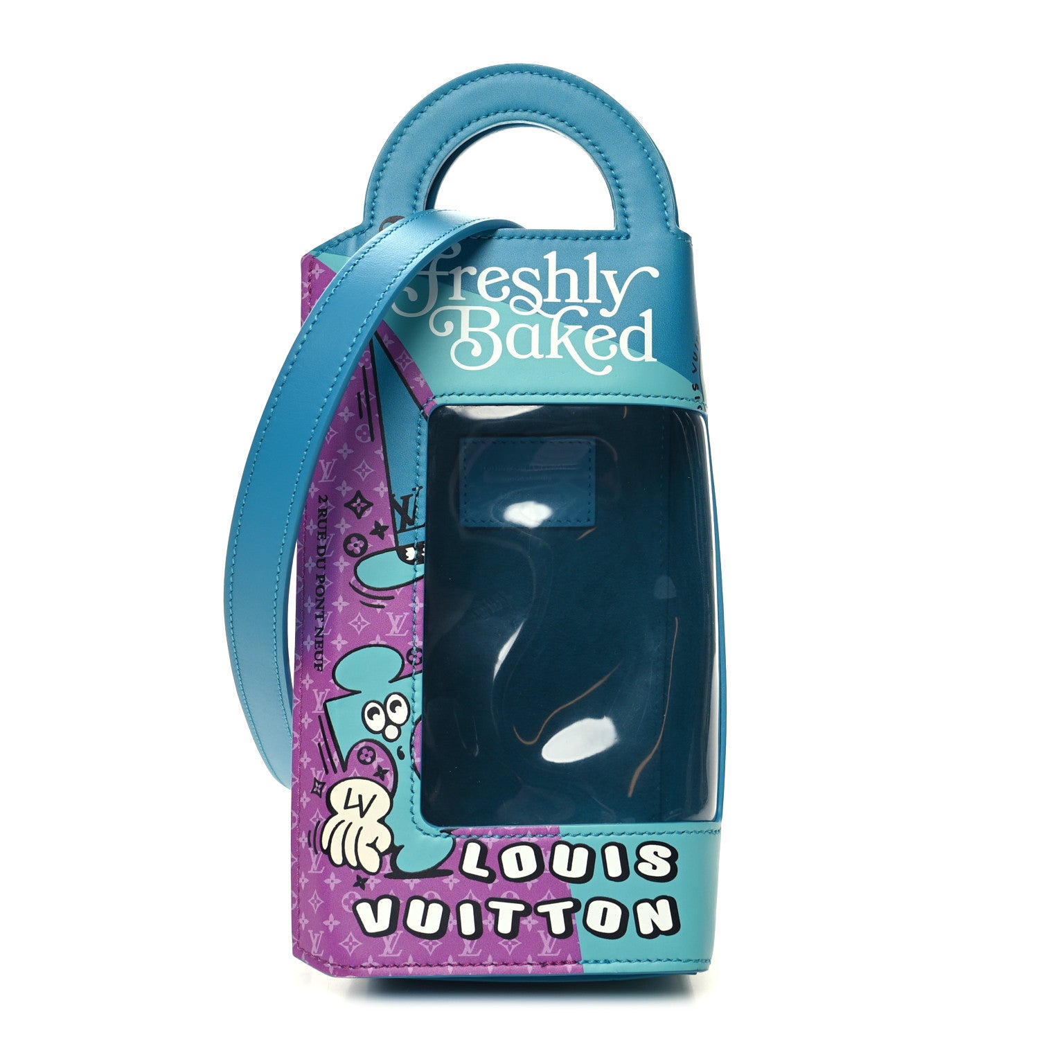 Louis Vuitton Monogram Sandwich Lunch Bag Blue 1 of 9