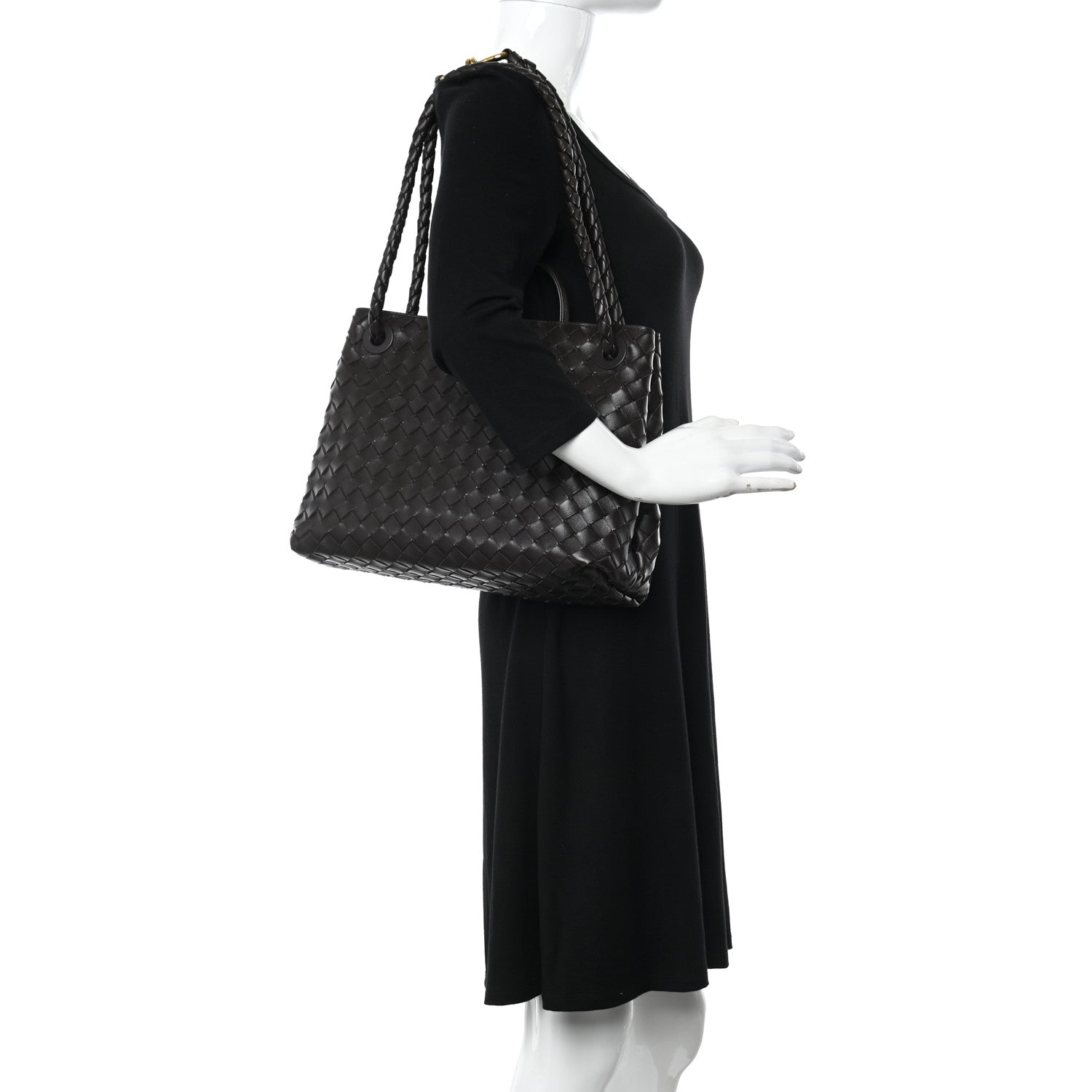 Bottega Veneta Nappa Intrecciato Medium Andiamo Shoulder Bag Fondant 2 of 10