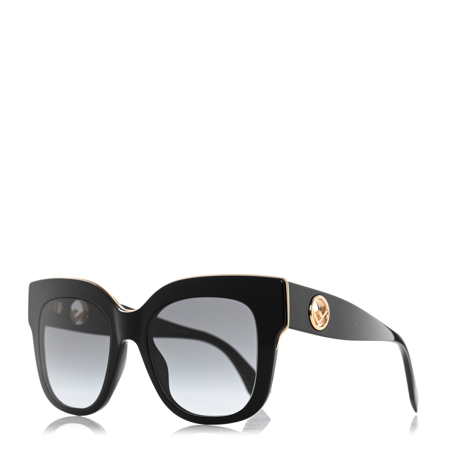 Fendi Acetate F is Fendi Sunglasses FF 0359/G/S Black 1 of 7