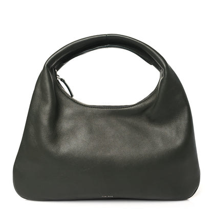 The Row Grained Calfskin Small Everyday Shoulder Bag Olive 1 of 9