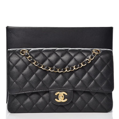 Chanel Caviar Quilted Medium Double Flap Black 10 of 10