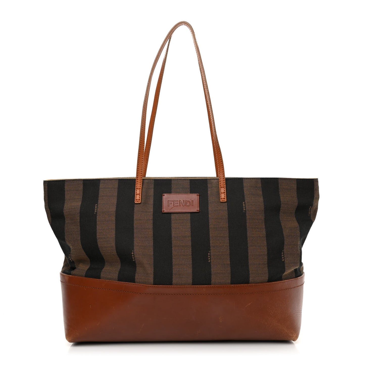 Pequin Cuoio Vegetale Medium Roll Tote Tobacco Cuoio Miele
