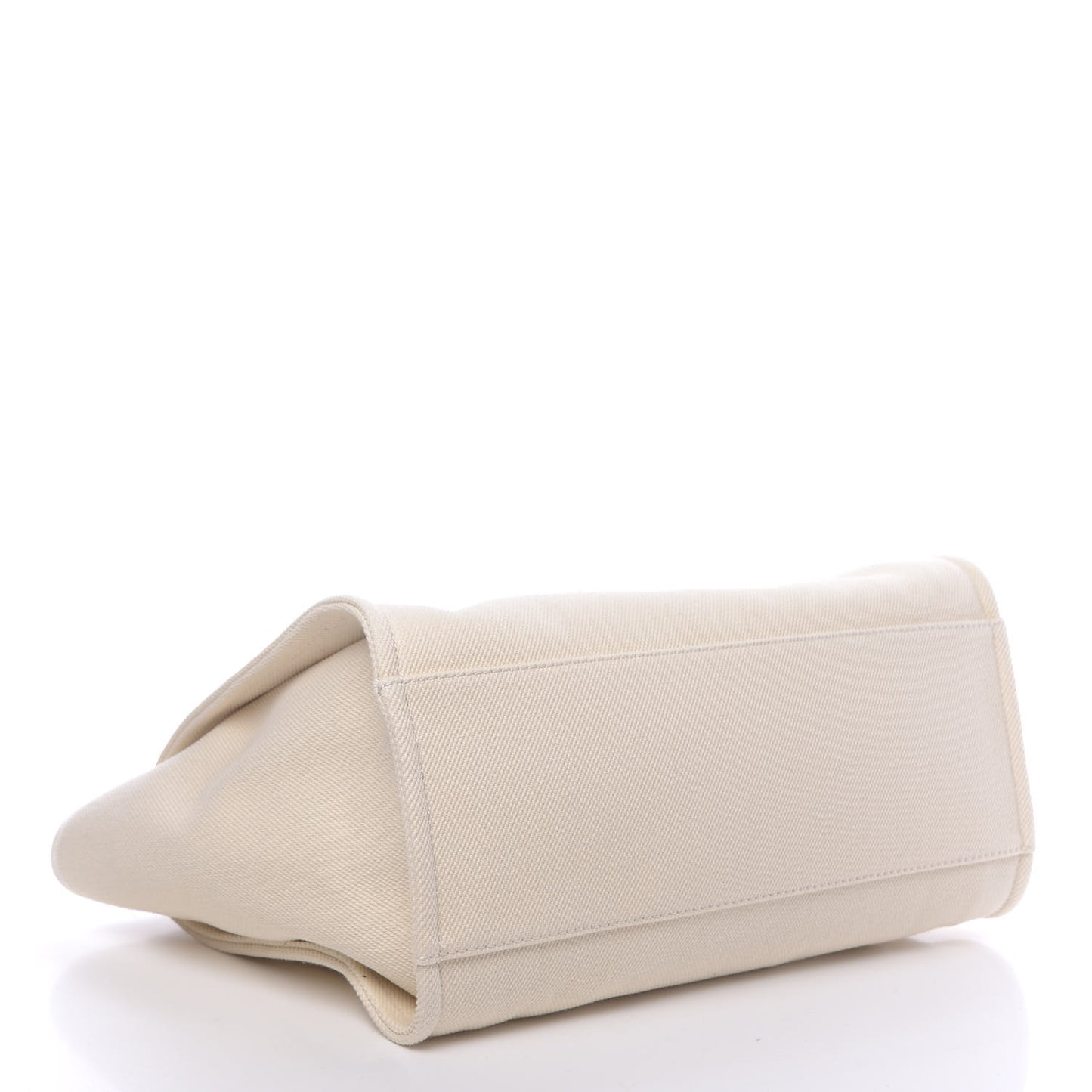 Canvas Pearl Large Deauville Tote Ecru Beige