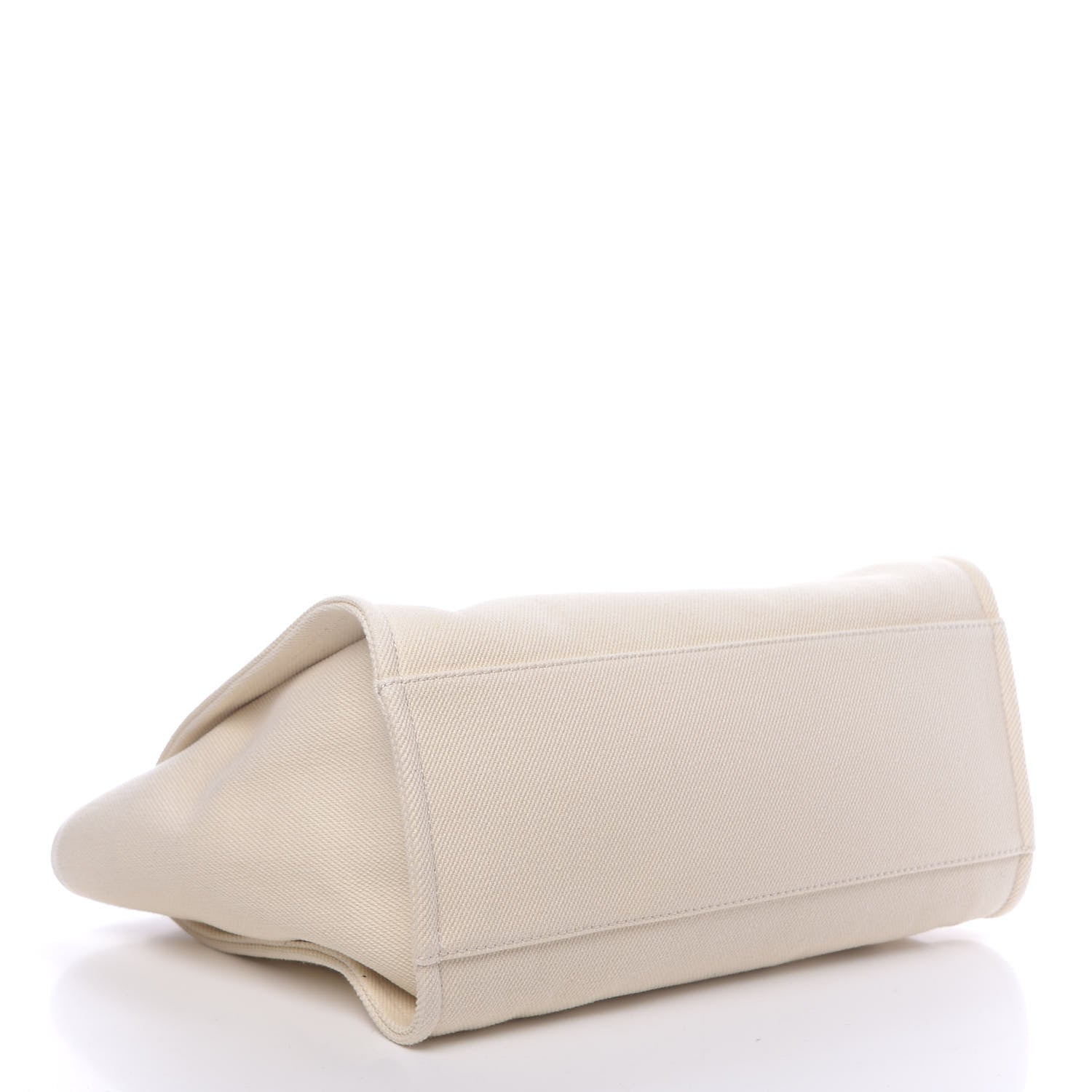 Chanel Canvas Pearl Large Deauville Tote Ecru Beige 4 of 10