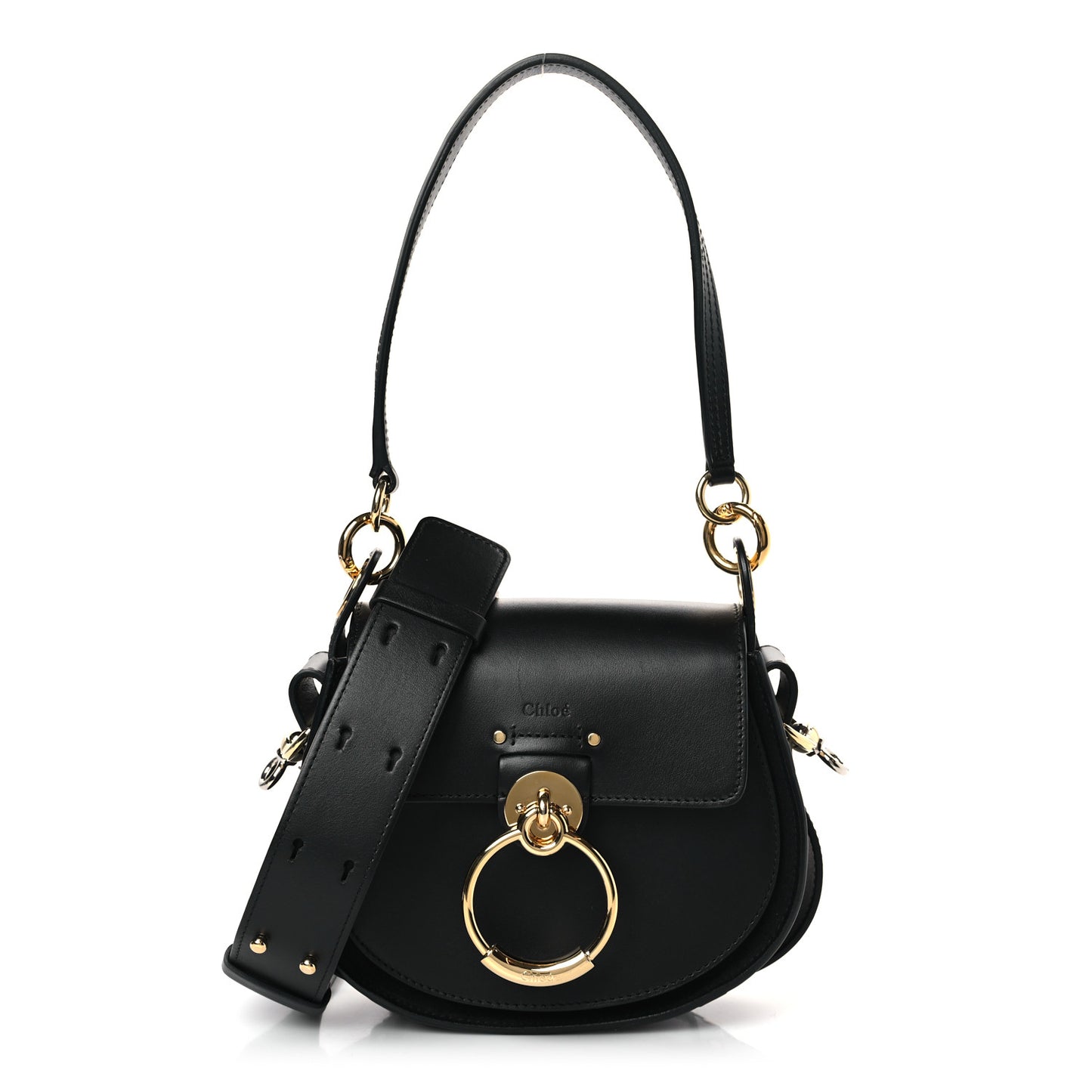 Calfskin Small Tess Bag Black