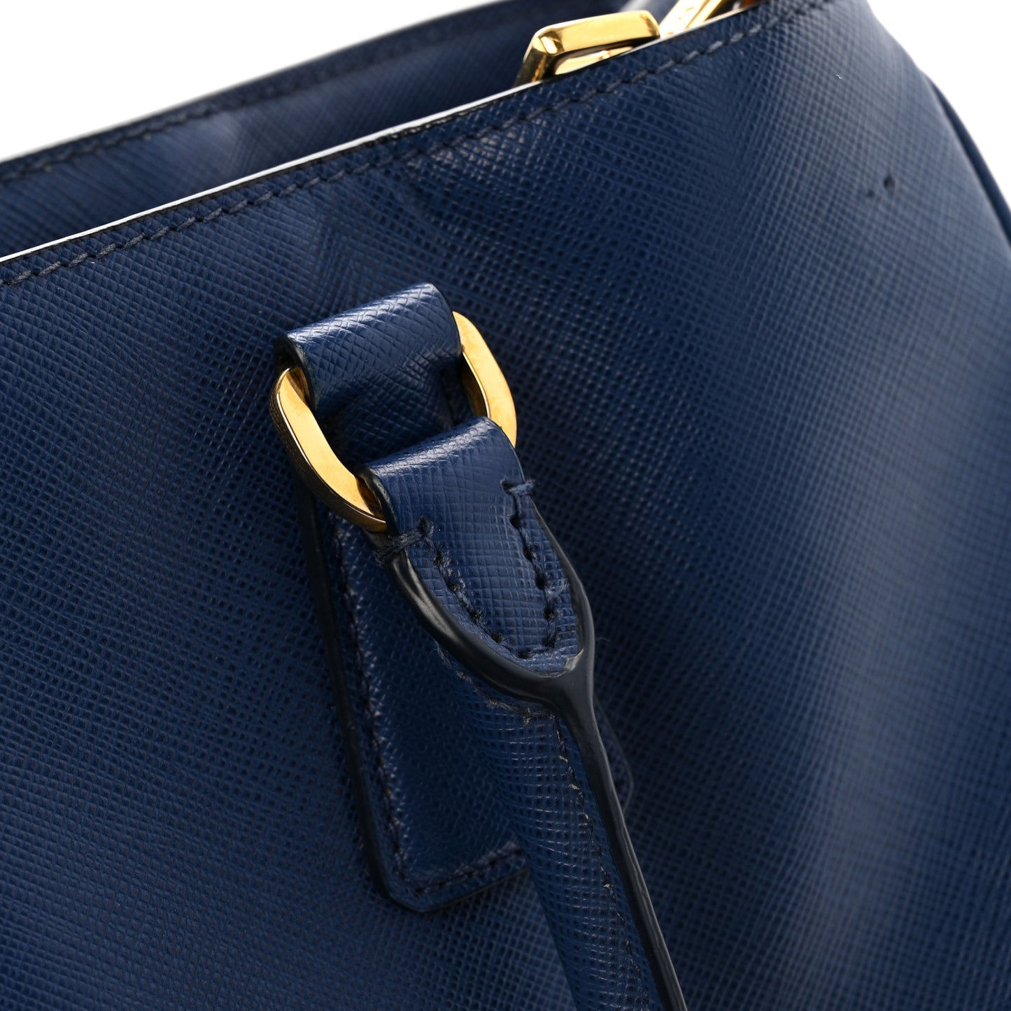Saffiano Lux Medium Tote Bluette