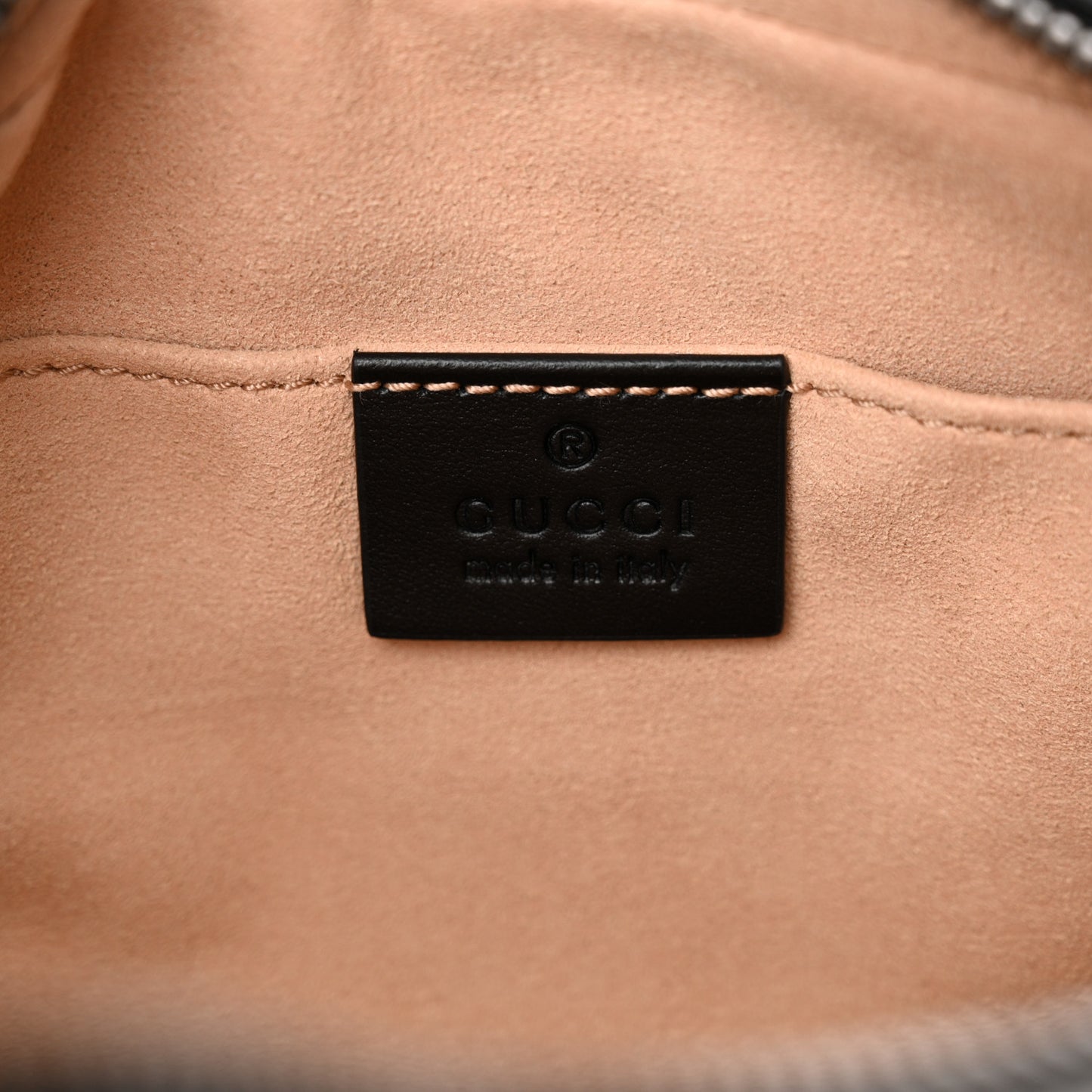 Calfskin Matelasse Small GG Marmont Chain Shoulder Bag Black