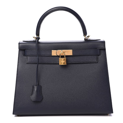 Hermes Epsom Kelly Sellier 28 Bleu Indigo 1 of 42