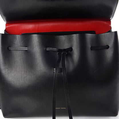 Mansur Gavriel Calfskin Lady Bag Black Flamma 18 of 26