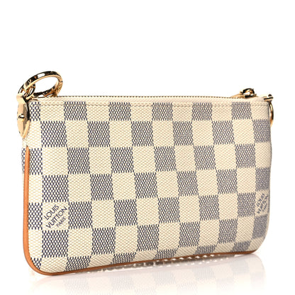 Louis Vuitton Damier Azur Pochette Milla MM 3 of 9