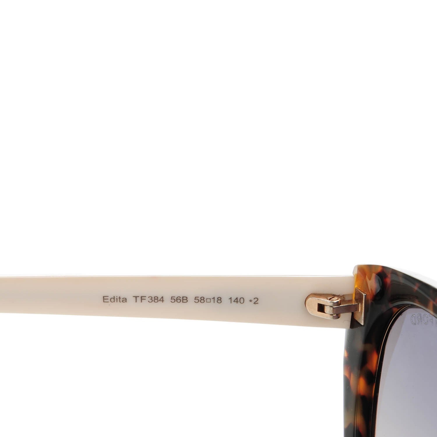 Tom Ford Edita Sunglasses TF384 Havana 4 of 6