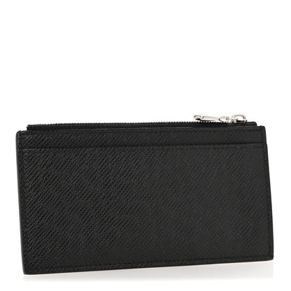 Louis Vuitton Taiga Coin Card Holder Black 3 of 8