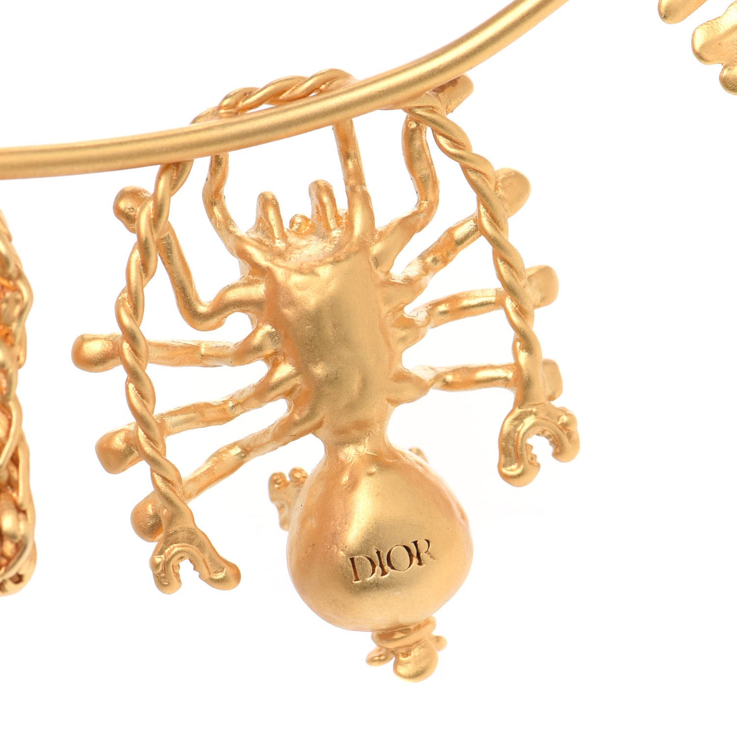 Metal Mille Fleurs De Dior Necklace Gold