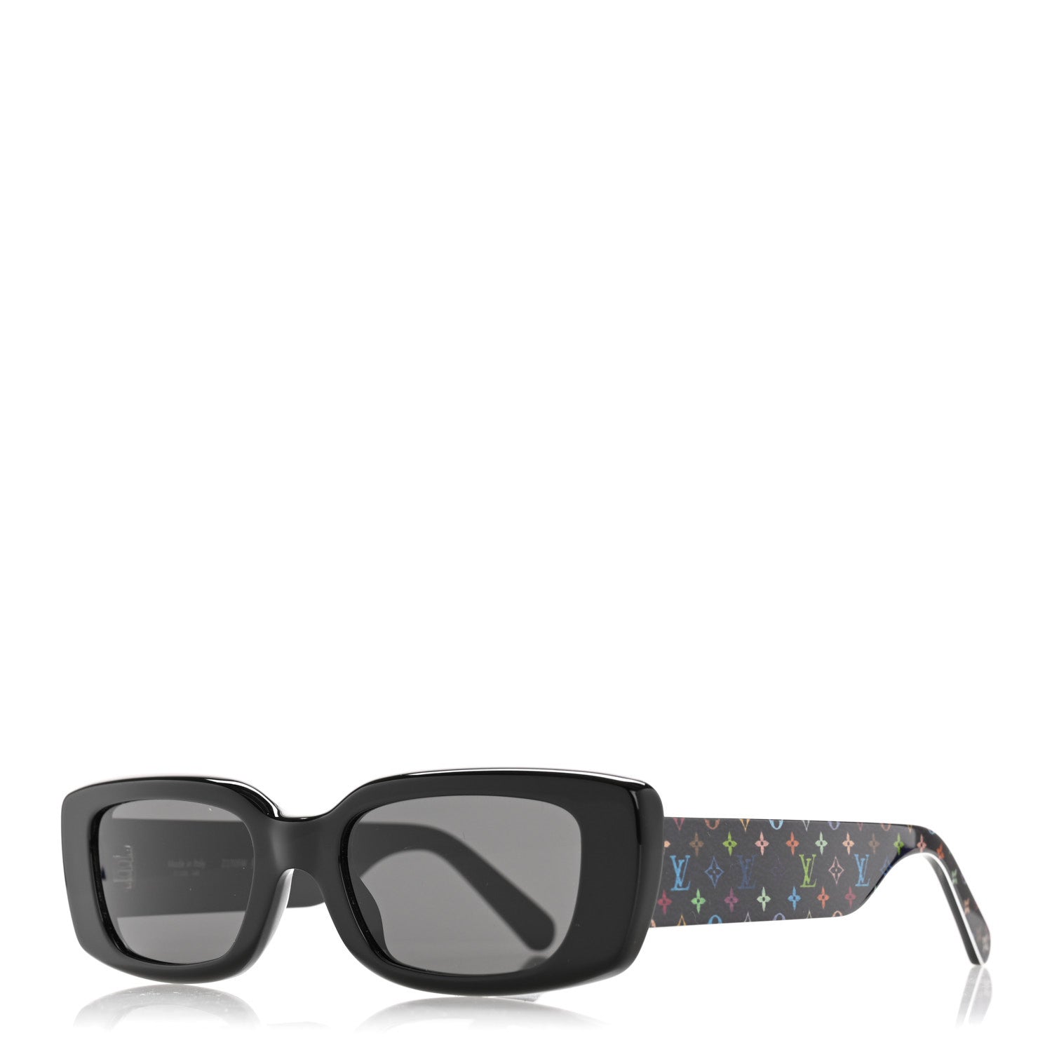 Louis Vuitton LV X TM Acetate Monogram Multicolor Sunglasses Z2709W Black 1 of 8