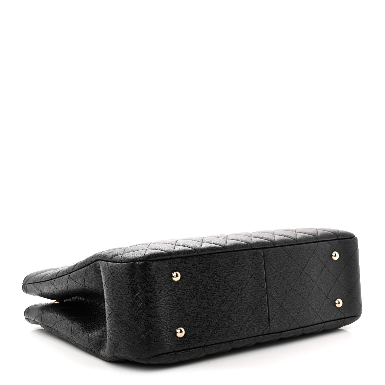 Chanel Caviar Quilted Large Shopping Tote Black 4 of 11