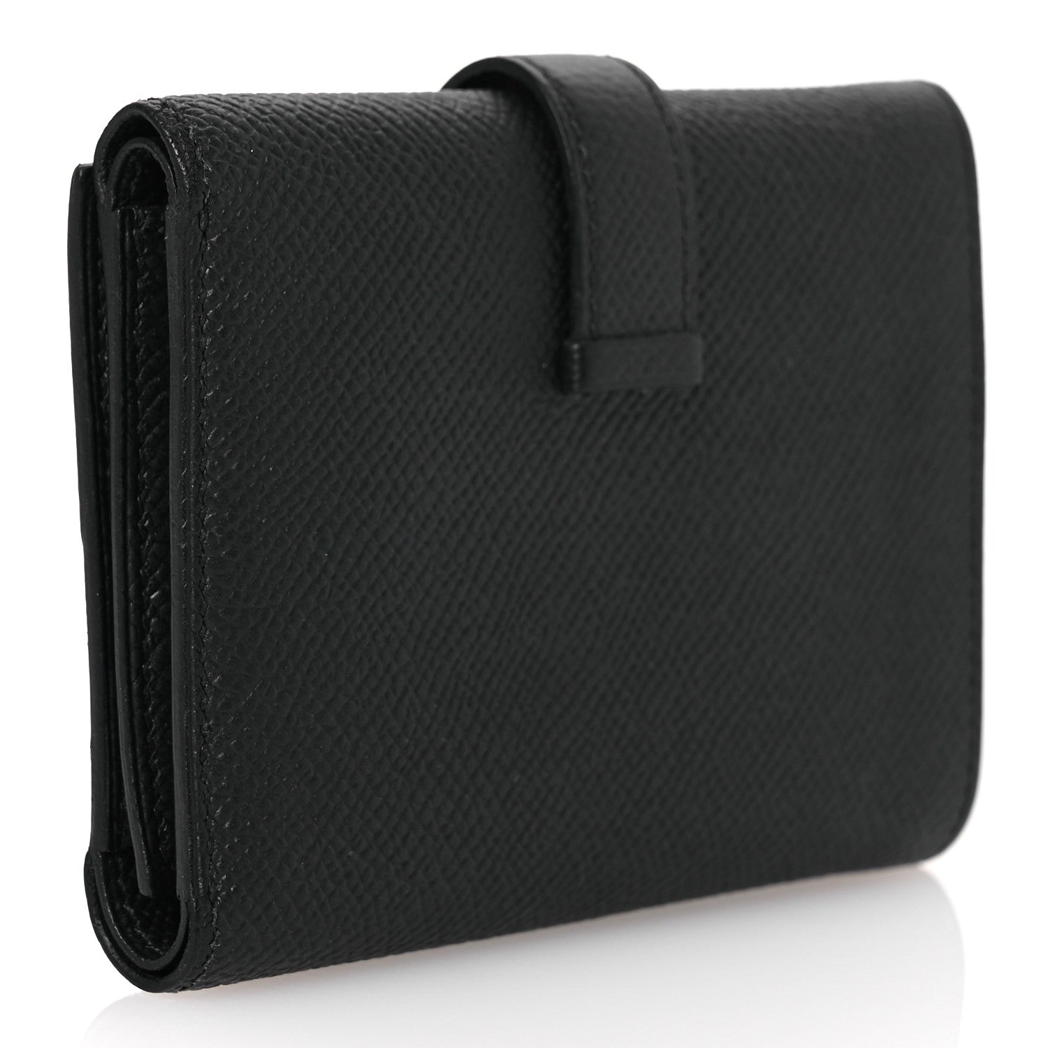 Hermes Epsom Tri-Fold Compact Bearn Wallet Black 3 of 14