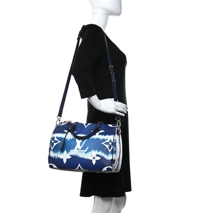 Louis Vuitton Monogram Escale Speedy Bandouliere 30 Blue 2 of 11
