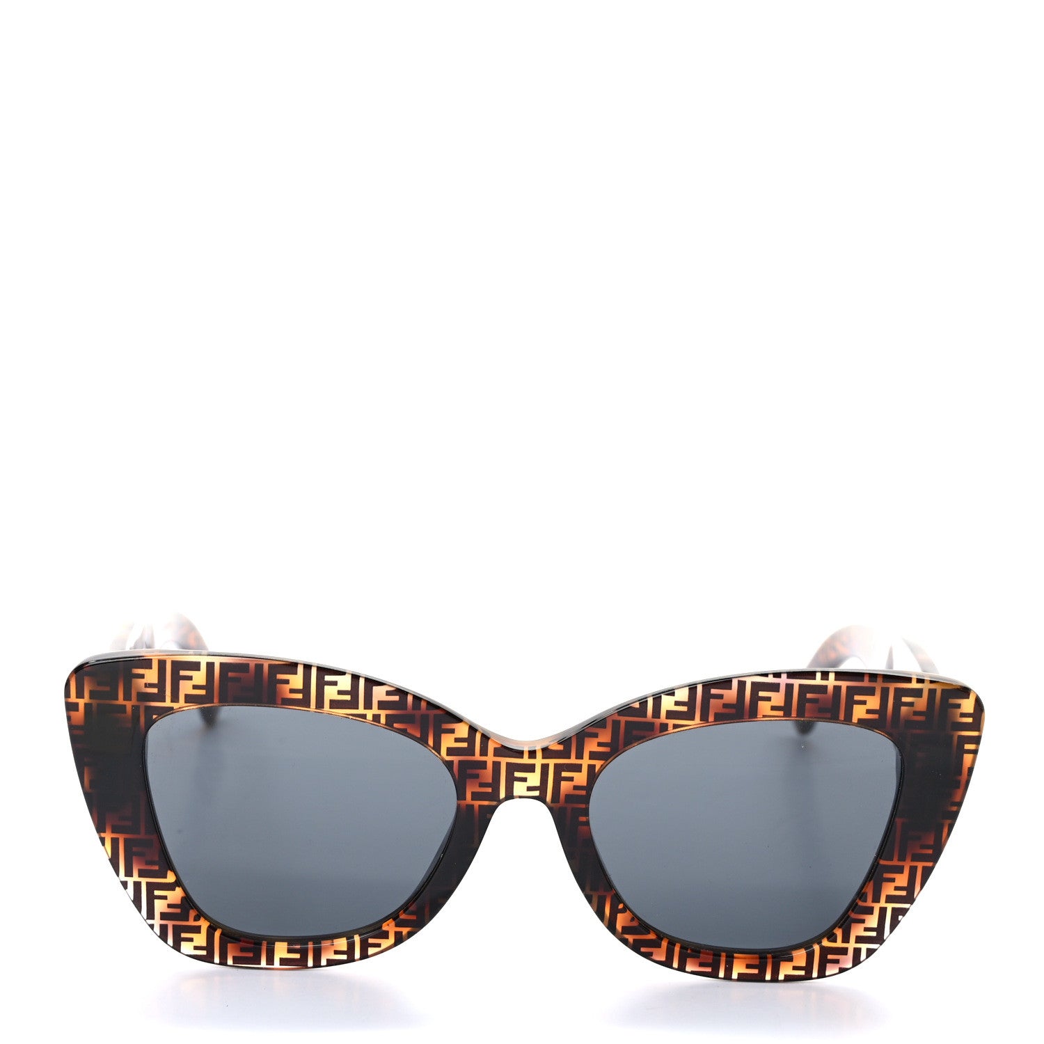 Fendi Acetate F is Fendi FF 51mm Cat Eye Sunglasses 0327/S Tortoise Camouflage 2 of 7