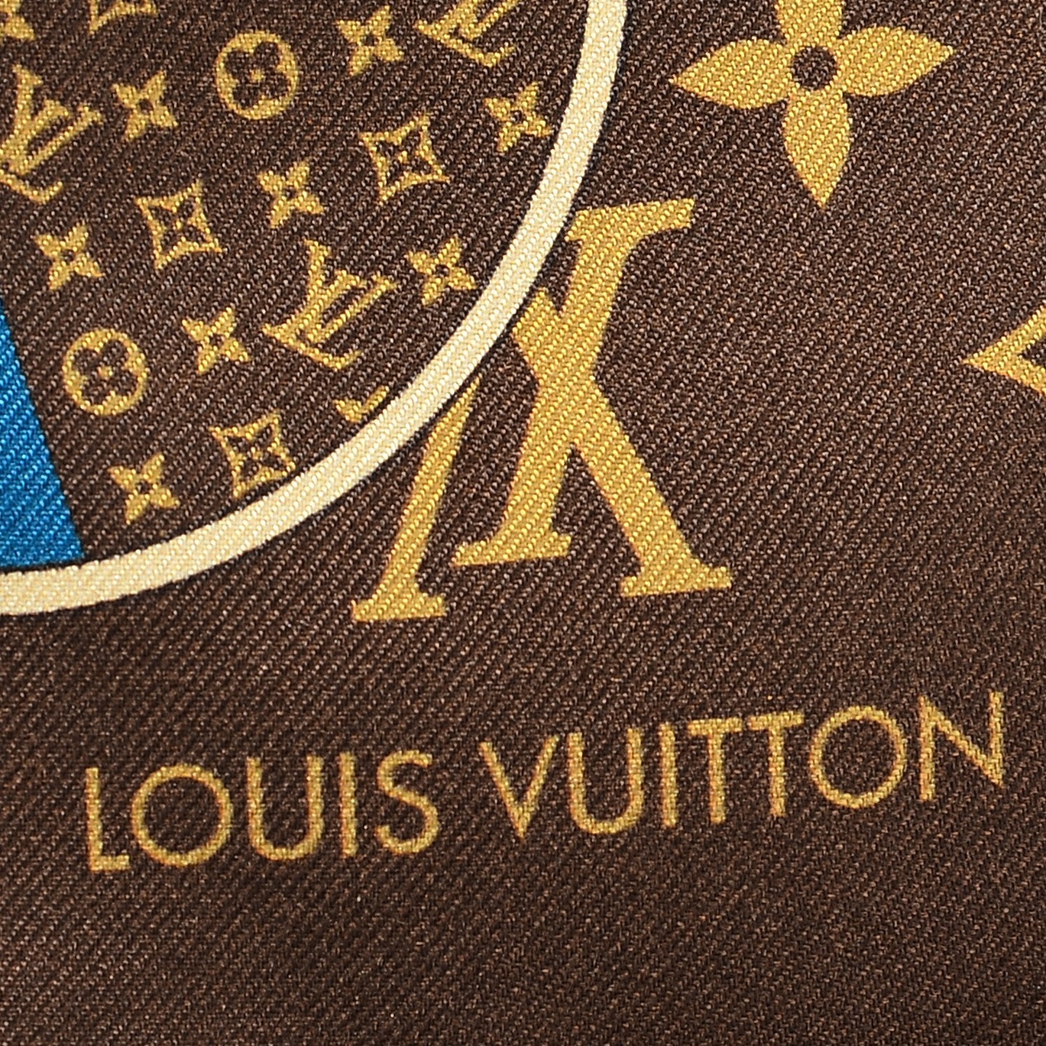 Louis Vuitton Silk Monogram Trunks Bandeau 3 of 5