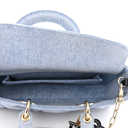 Christian Dior Denim Macrocannage Lady D-Joy Blue 5 of 9