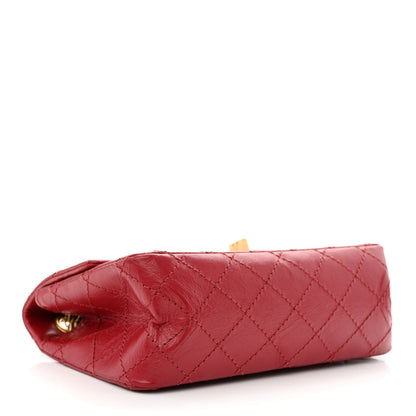 Chanel Aged Calfskin Quilted 2.55 Reissue Mini Flap Red 4 of 11