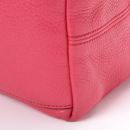 Gucci Pebbled Calfskin Medium Soho Chain Shoulder Bag Pink 11 of 11