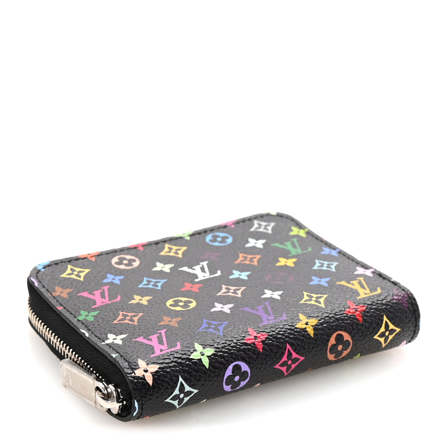 Louis Vuitton LV x TM Monogram Multicolor Zippy Coin Purse Black 4 of 6