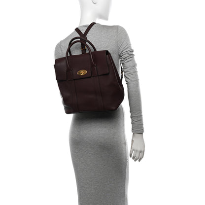 Mulberry Classic Grain Calfskin Small Bayswater Backpack Oxblood 2 of 9