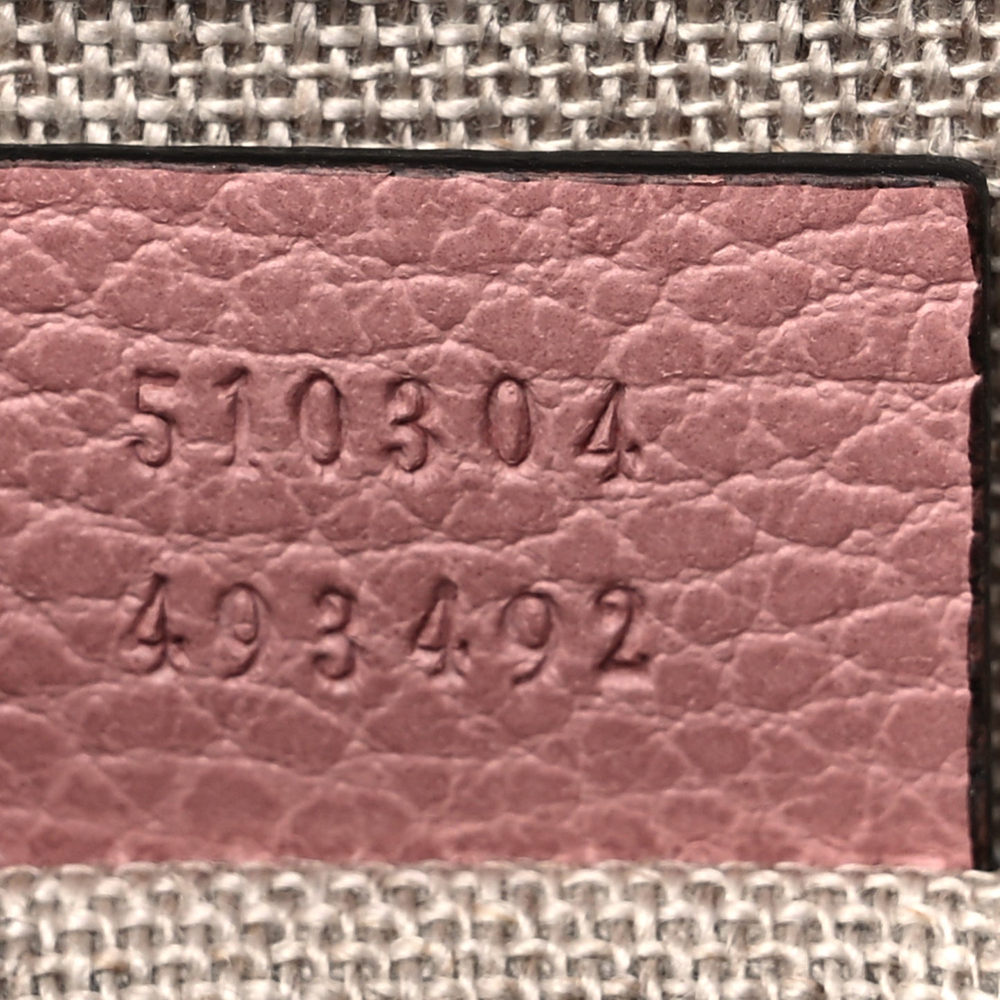 Dollar Calfskin Small Interlocking G Shoulder Bag Soft Pink