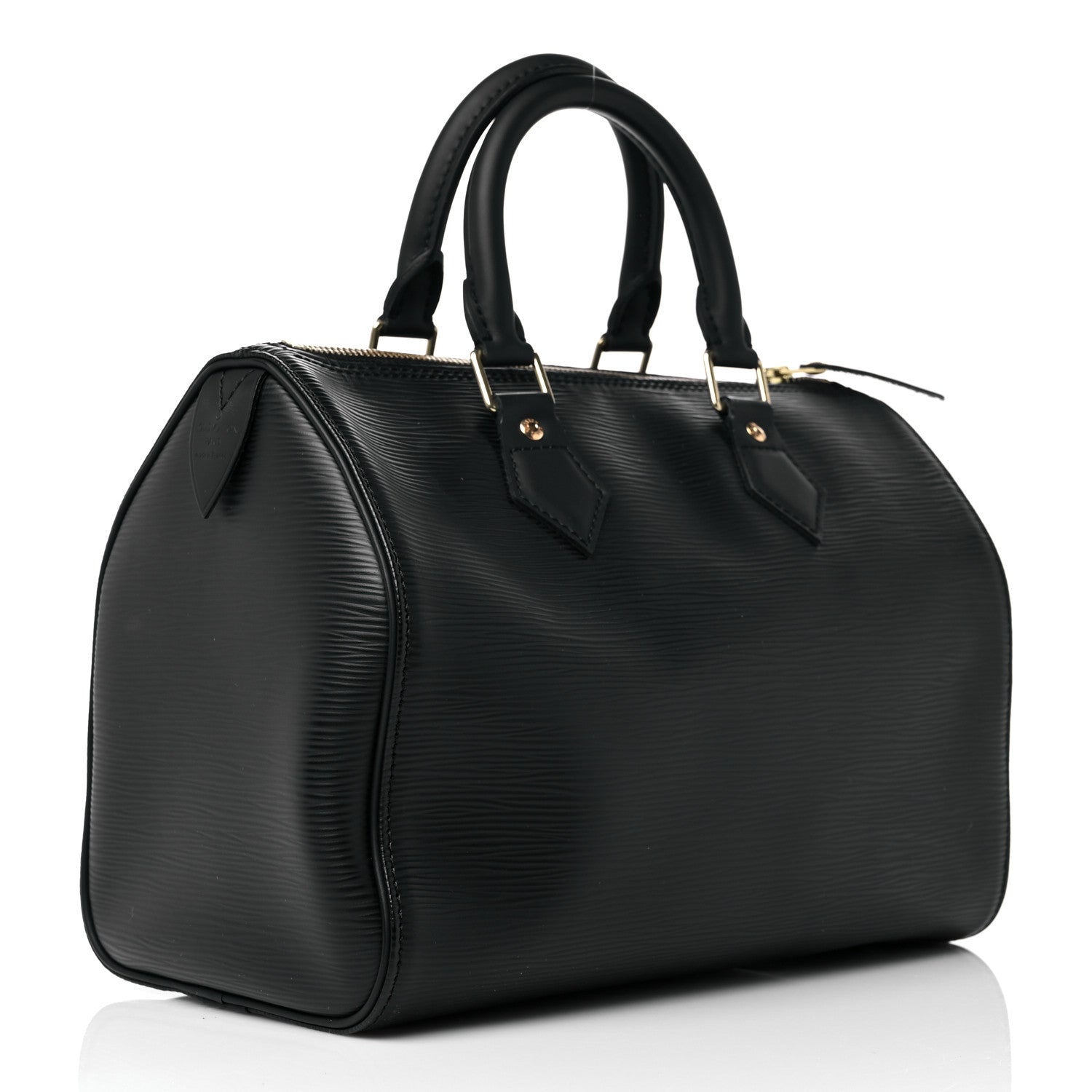 Louis Vuitton Epi Speedy 25 Black 3 of 14