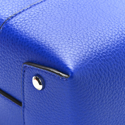 Salvatore Ferragamo Grained Calfskin Mini Gancino Bucket Bag Bluette 10 of 10