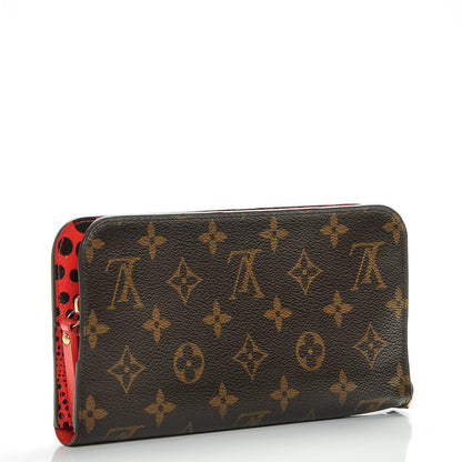 Louis Vuitton Monogram Kusama Waves Insolite Wallet Red 3 of 6