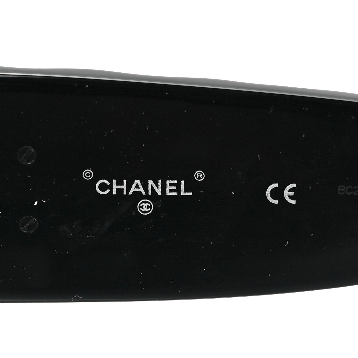 Chanel Acetate Shield Sunglasses 71466 Black 5 of 6