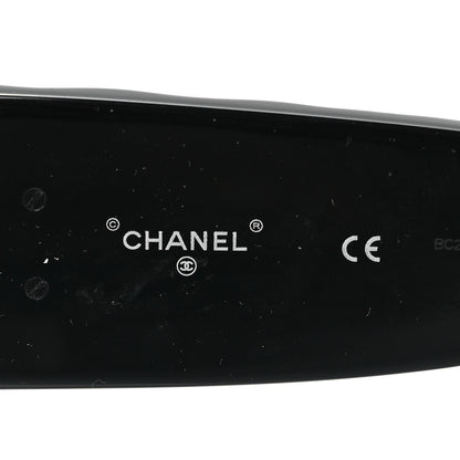 Chanel Acetate Shield Sunglasses 71466 Black 5 of 6