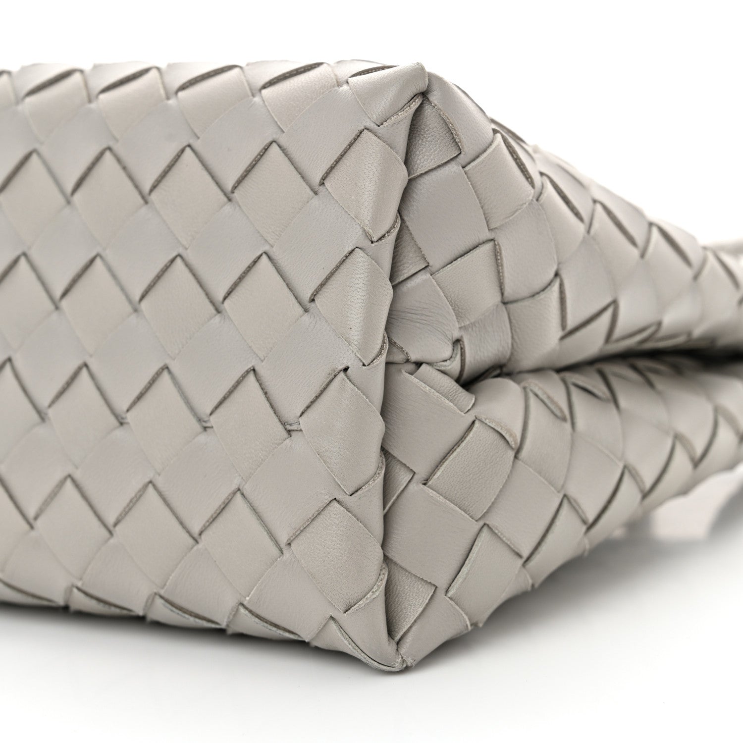 Bottega Veneta Nappa Intrecciato Small Andiamo Shoulder Bag Sterling 9 of 9