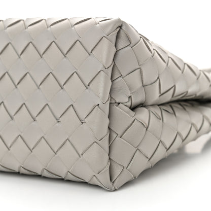 Bottega Veneta Nappa Intrecciato Small Andiamo Shoulder Bag Sterling 9 of 9