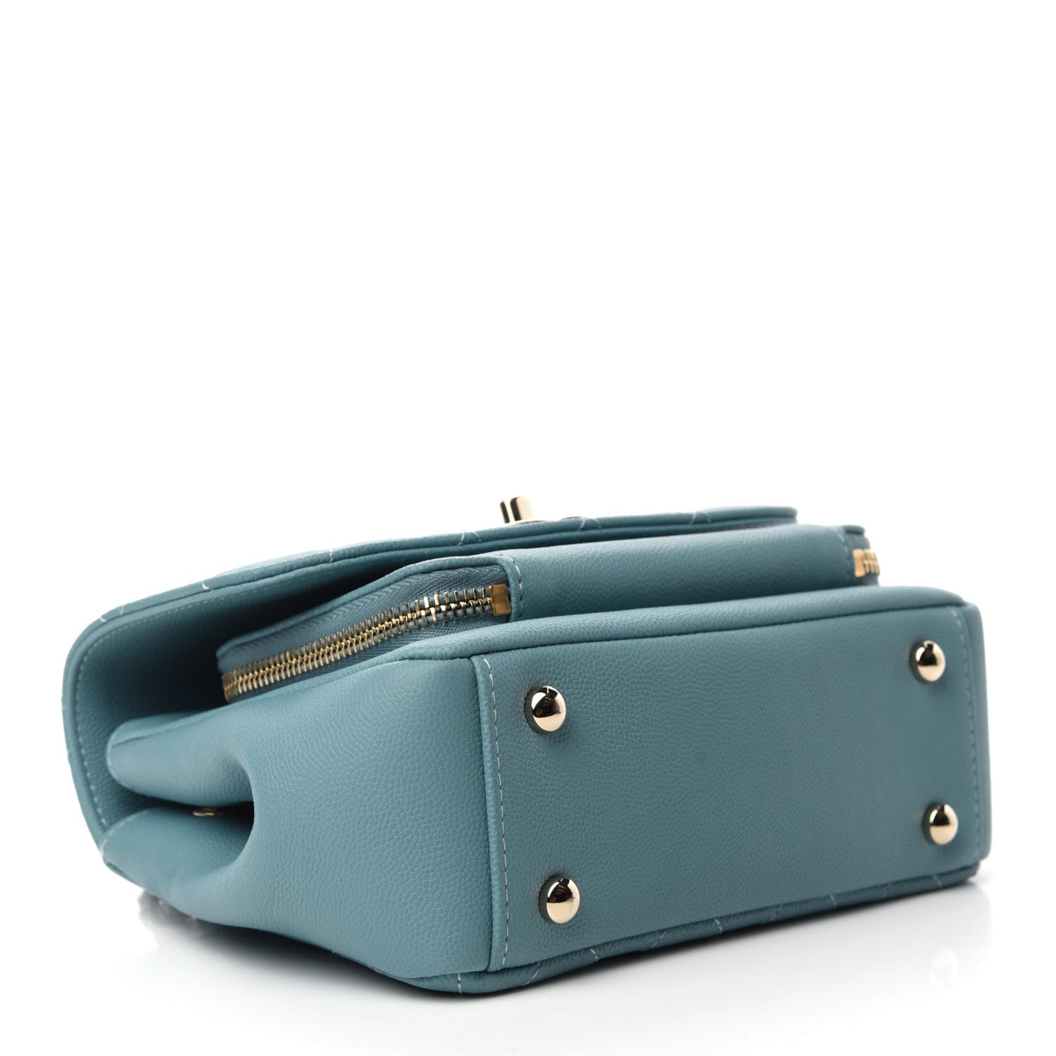 Chanel Caviar Quilted Small Business Affinity Flap Light Blue 4 of 12