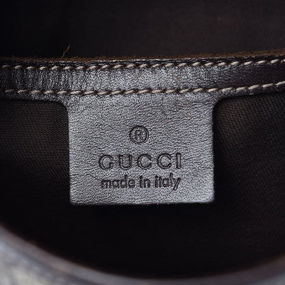 Gucci GG Supreme Monogram Selleria Calfskin Small Flap Messenger Bag Beige Ebony Cocoa Dark Chocolate 5 of 13