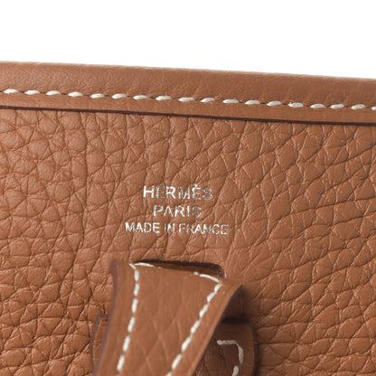 Hermes Taurillon Clemence Evelyne TPM Gold 7 of 10