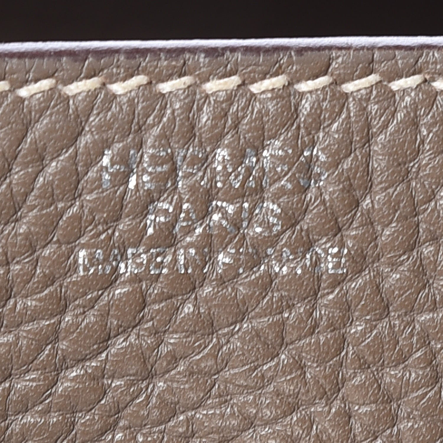 Hermes Taurillon Clemence Lindy 34 Etoupe 8 of 14