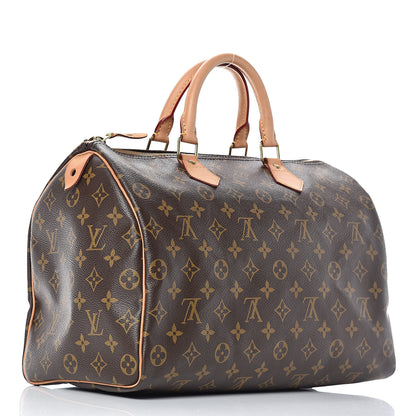 Louis Vuitton Monogram Speedy 35 3 of 10