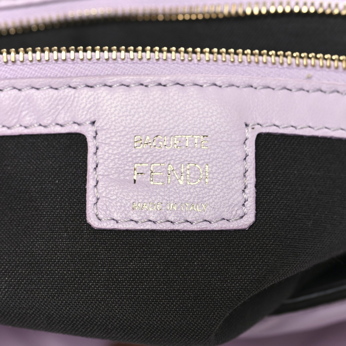 Nappa FF 1974 Embossed Baguette Anemone