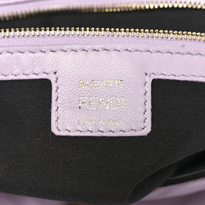 Fendi Nappa FF 1974 Embossed Baguette Anemone 6 of 9