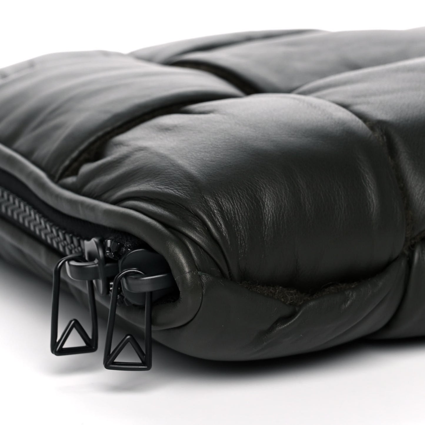 Calfskin Maxi Intrecciato Puffy Laptop Pouch Camping