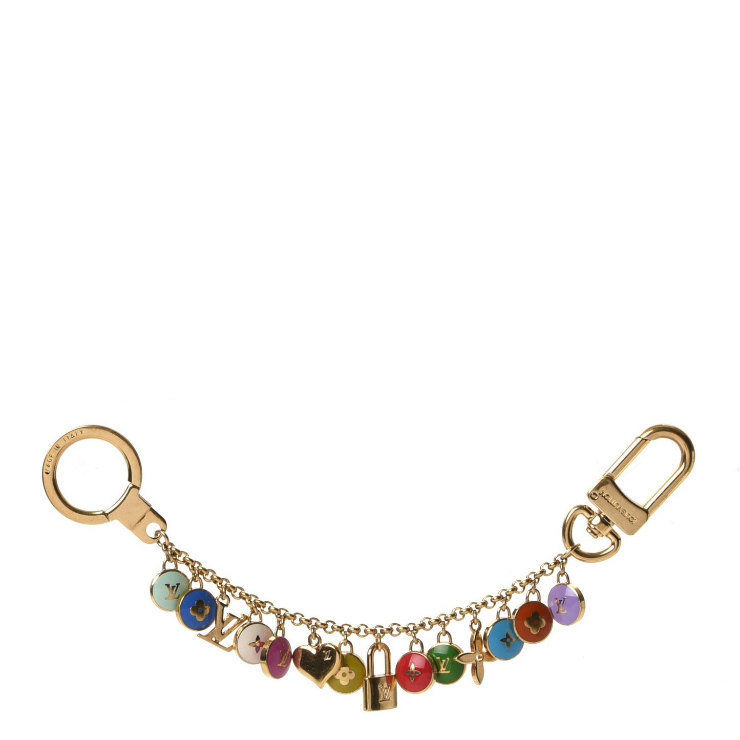 Pastilles Key Chain Bag Charm Multicolor